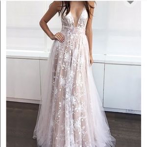 LaLa Mira Prom Gown floral